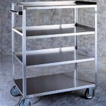 4 shelf stainless steel cart